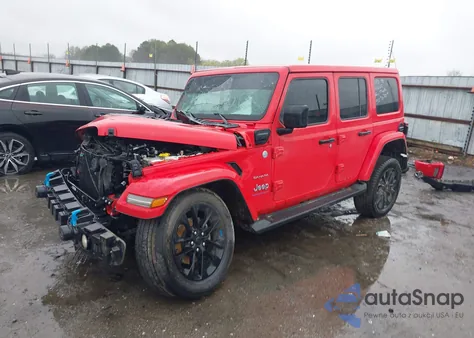 2023 Jeep Wrangler 4Xe Sahara 4X4 from USA, damaged, VIN 1C4JJXP6XPW583415